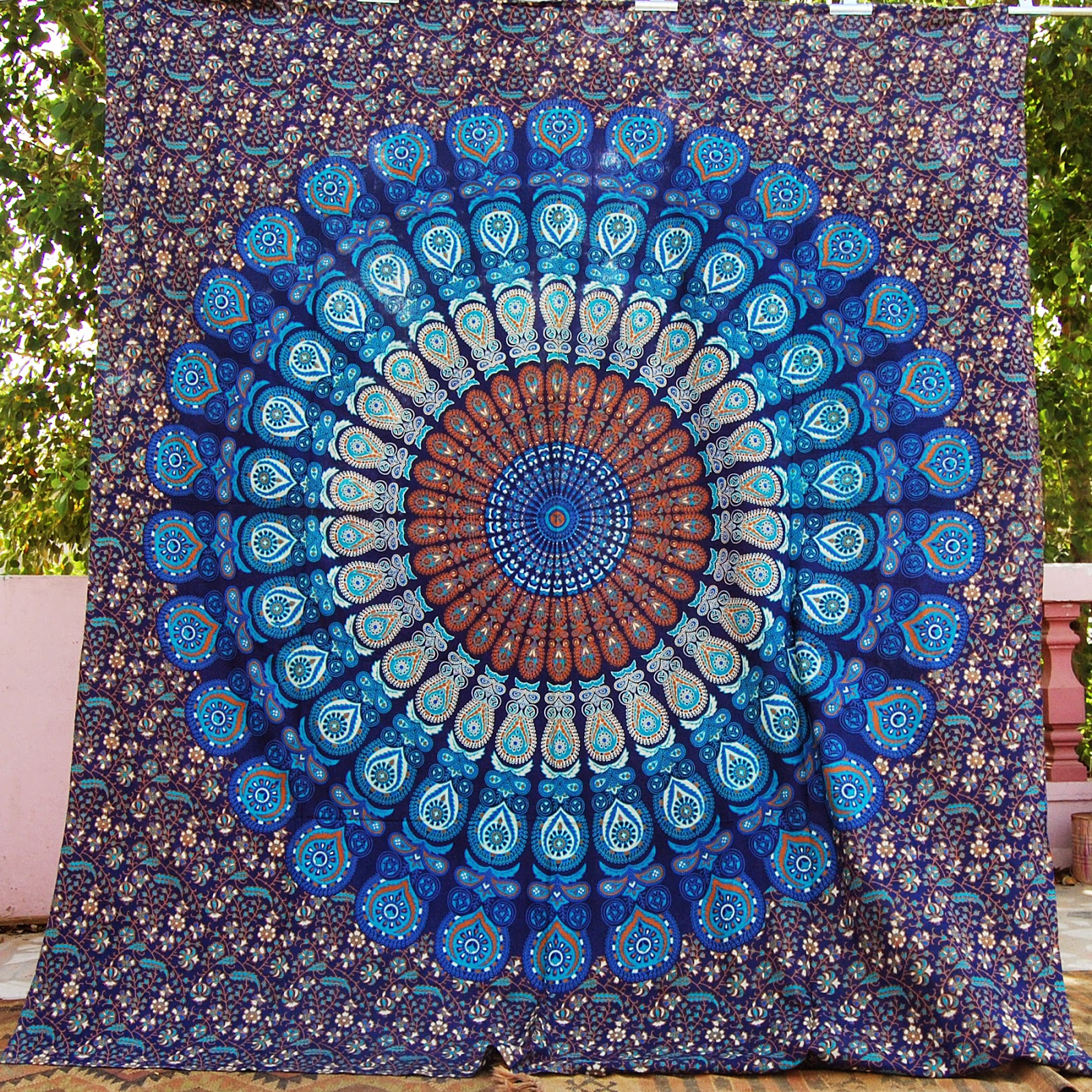 Panza Mandala Barmeri Blue - imagine 4