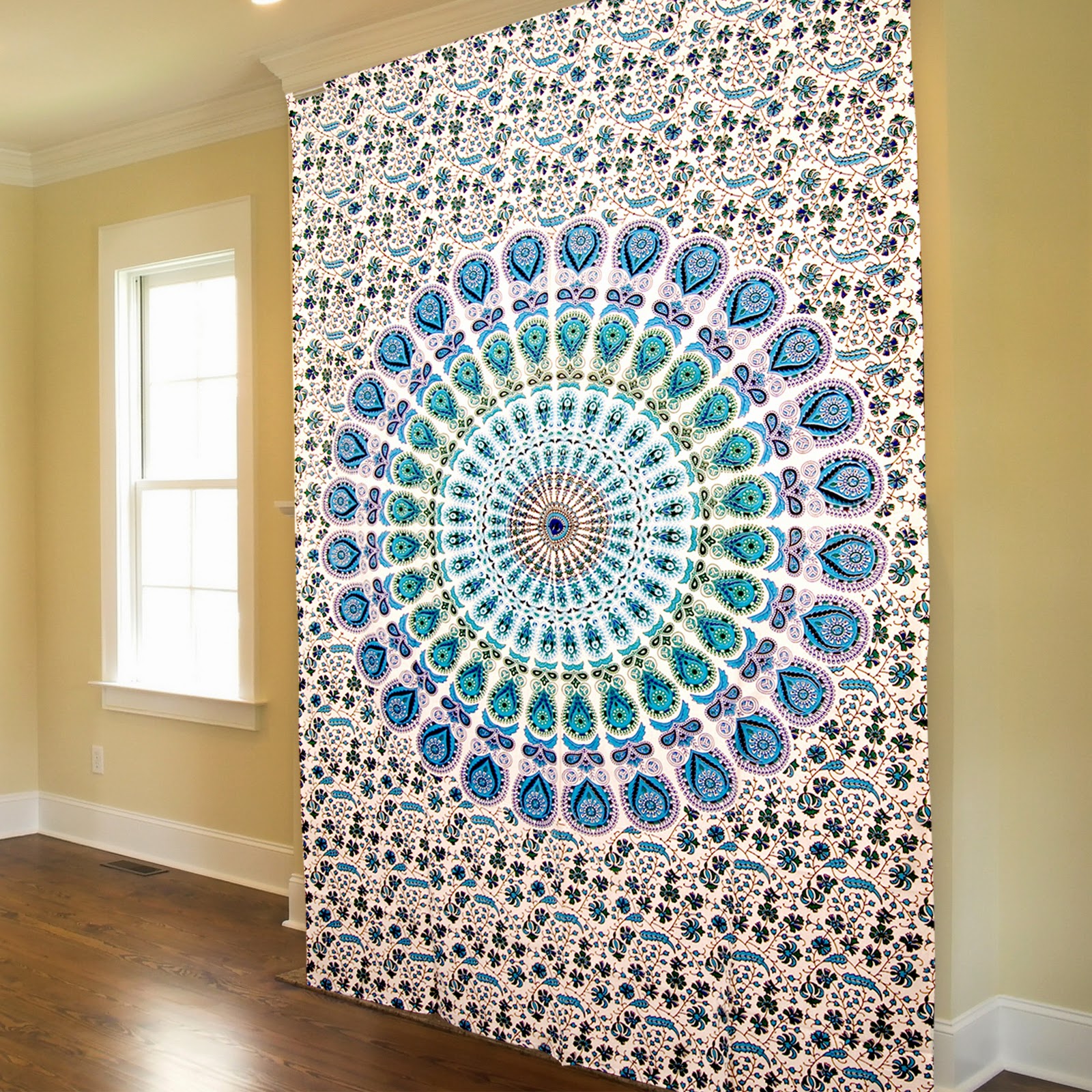 Panza Mandala Barmeri White Blue - imagine 4