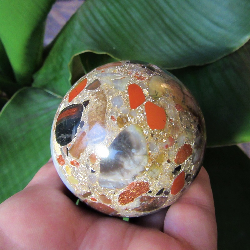 Sfera Mozaic Multi Jasper 5.6cm