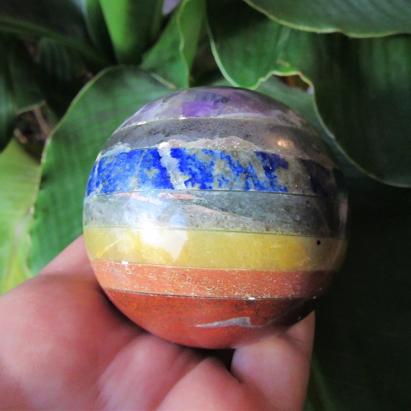 Sfera Cristale 7 Chakra 5.7cm