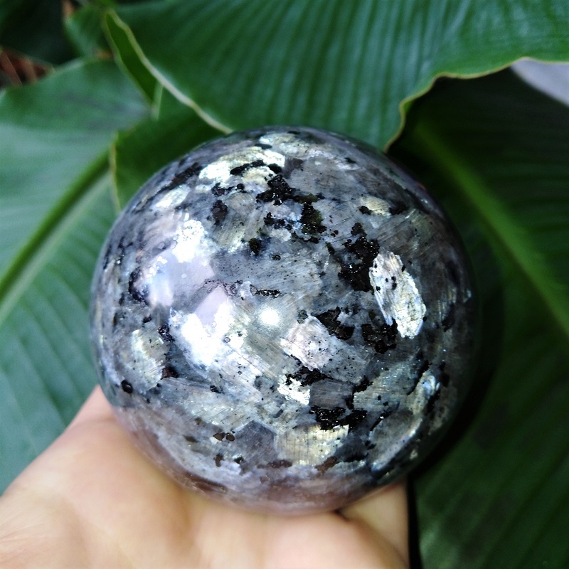 Sfera Larvikite 6.8cm