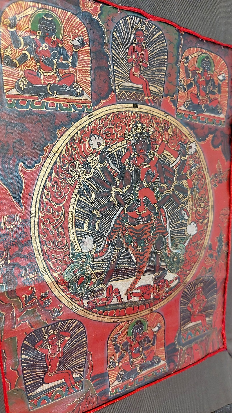 Thangka Tibetana Hevajra - imagine 8
