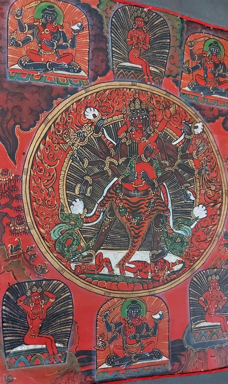 Thangka Tibetana Hevajra