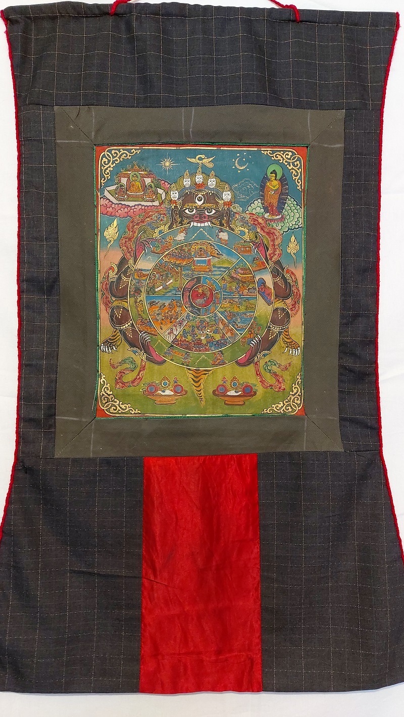 Thangka Tibetana Roata Vietii - imagine 8