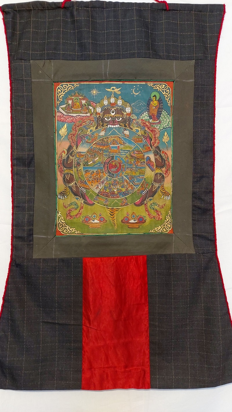 Thangka Tibetana Roata Vietii - imagine 5