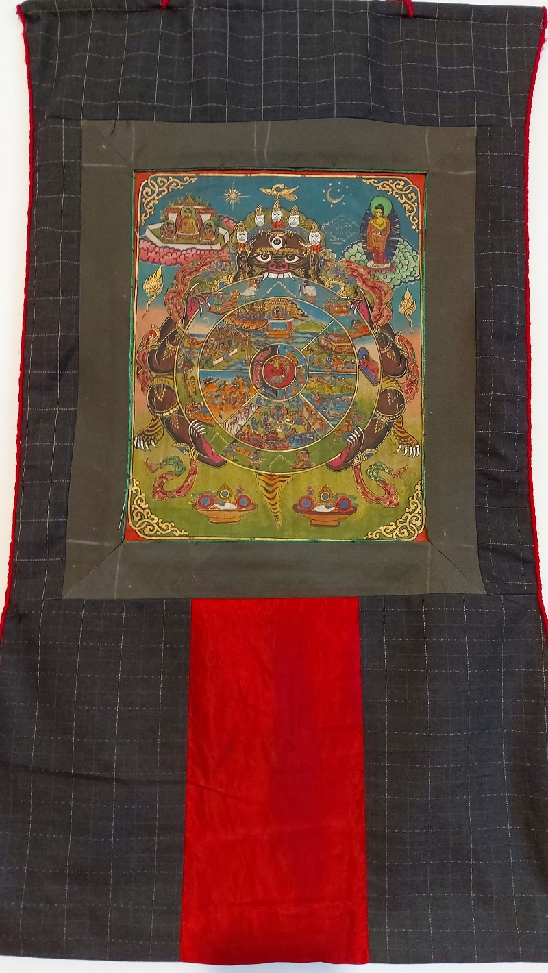 Thangka Tibetana Roata Vietii - imagine 2