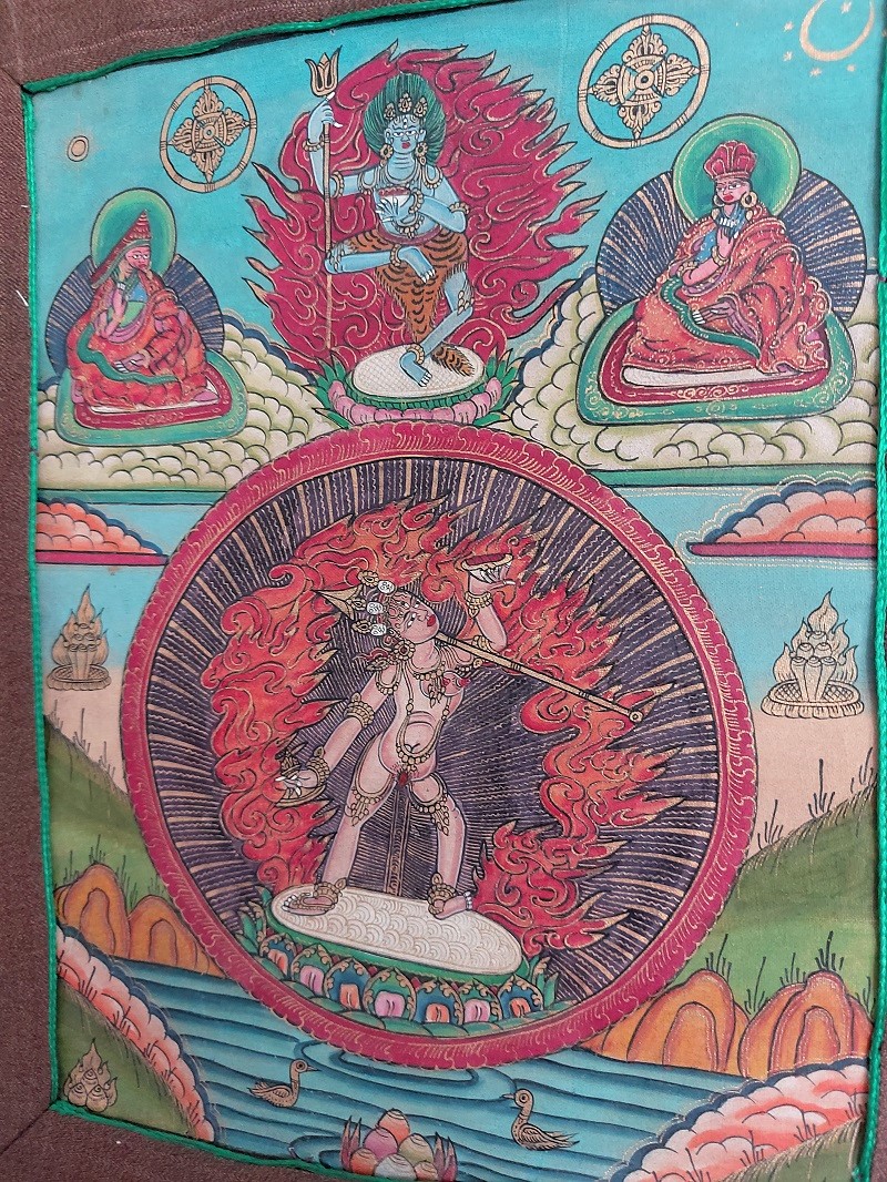 Thangka Tibetana Vajrayogini