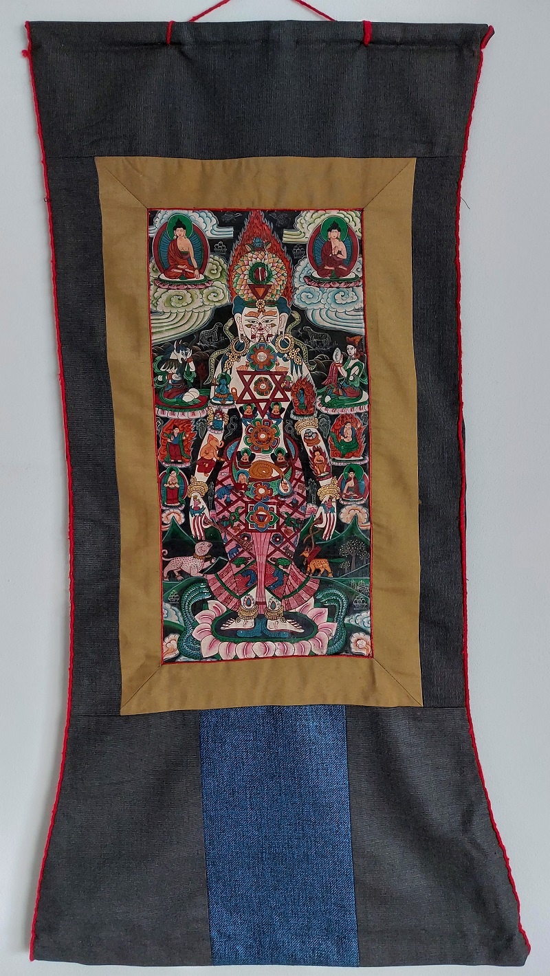 Thangka Tibetana 7 Chakre - imagine 11