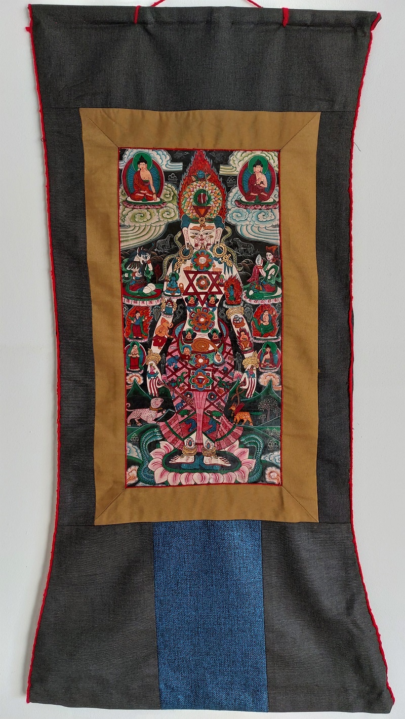 Thangka Tibetana 7 Chakre - imagine 4