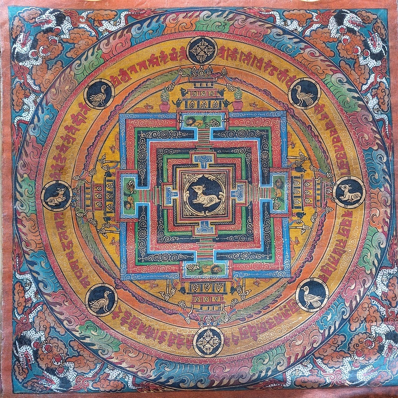 Thangka Kalachakra Mandala - imagine 4
