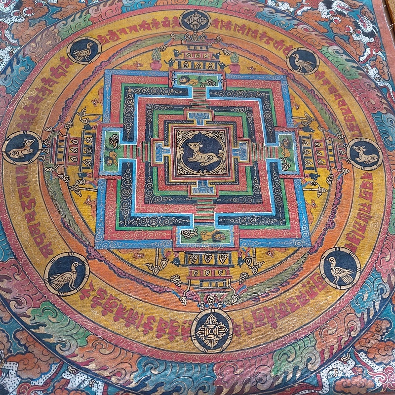 Thangka Kalachakra Mandala - imagine 6
