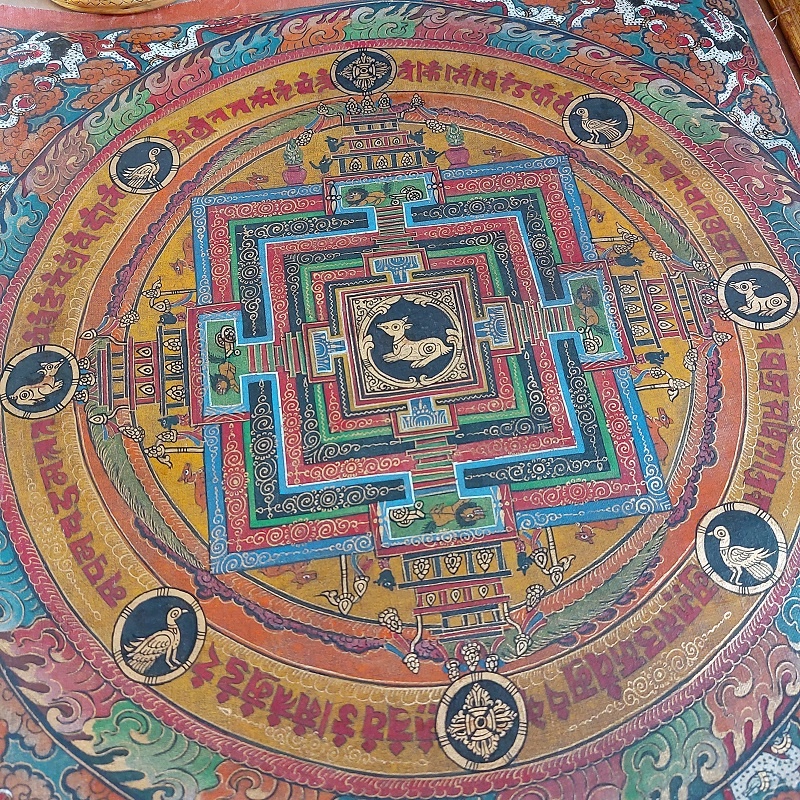 Thangka Kalachakra Mandala - imagine 5