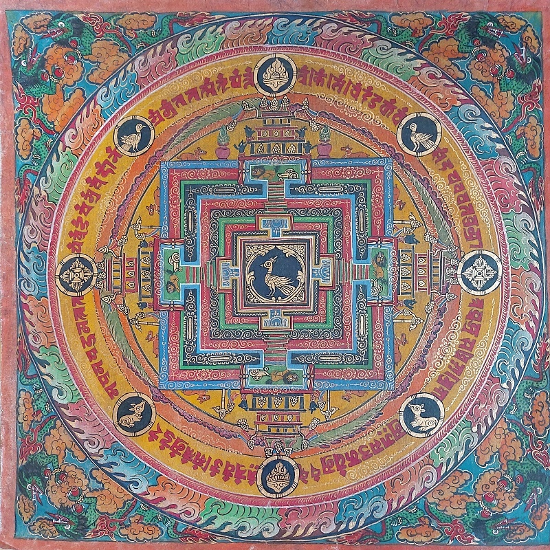 Thangka Kalachakra Mandala - imagine 5