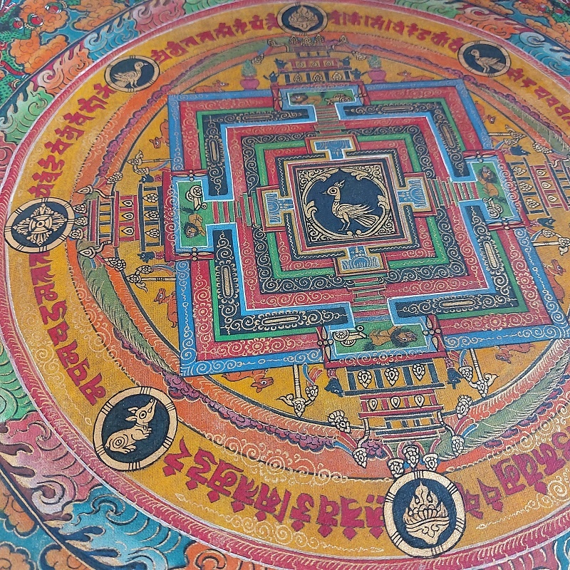 Thangka Kalachakra Mandala - imagine 3