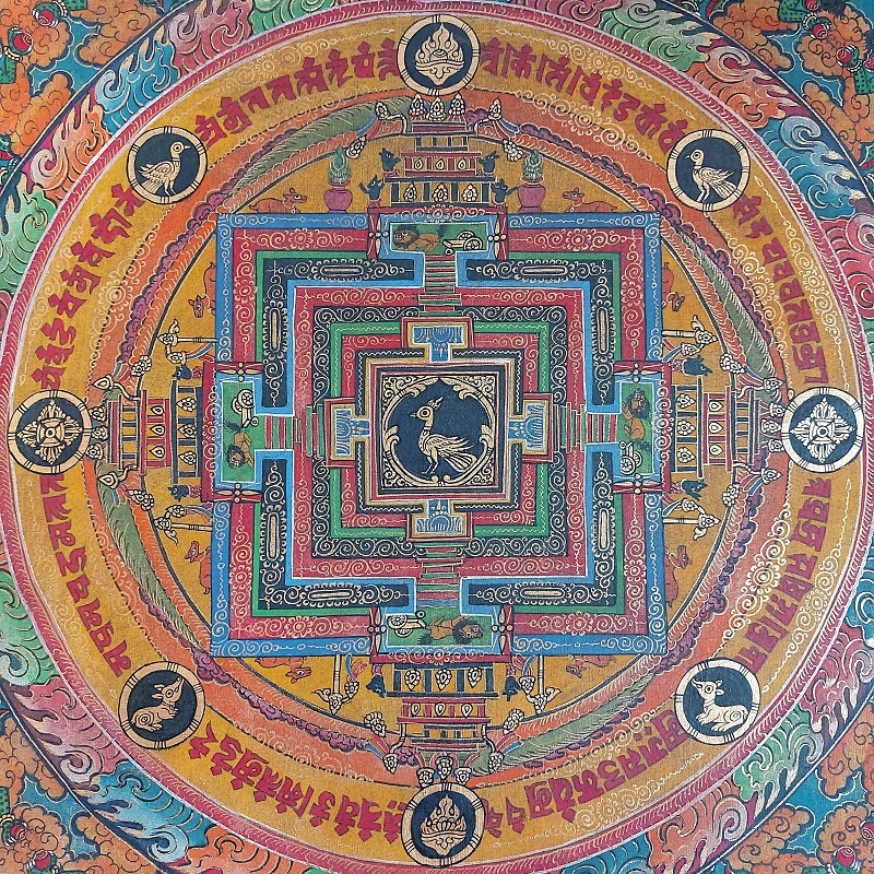 Thangka Kalachakra Mandala - imagine 4