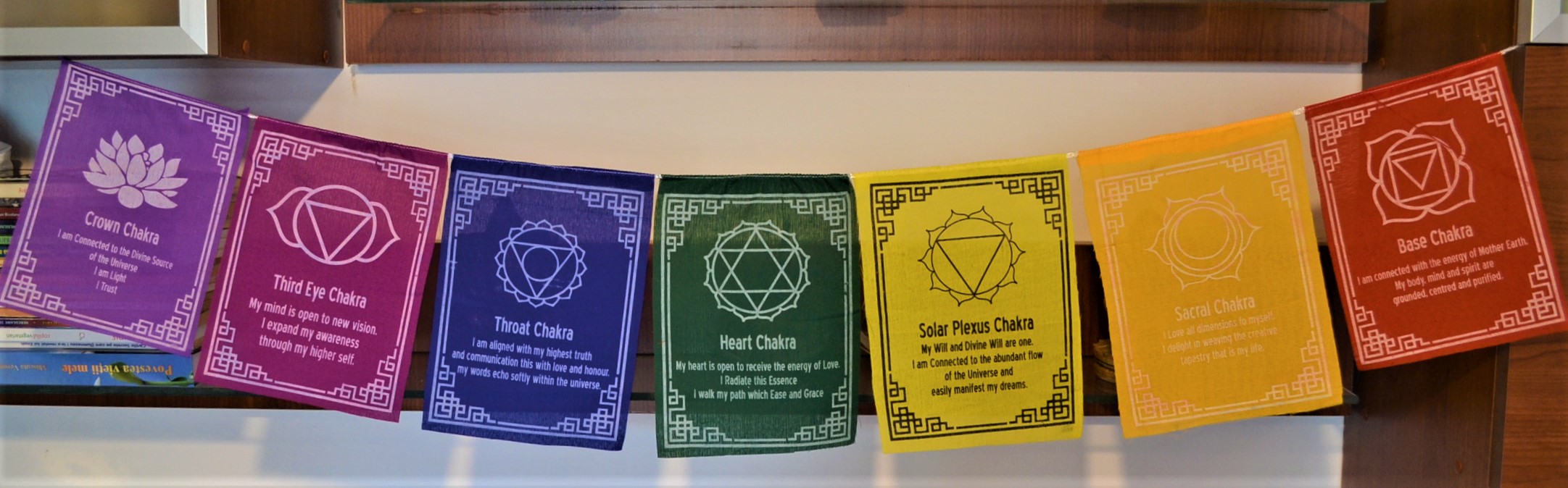 Stegulete Tibetane 7 Chakra 23*17 cm - imagine 3