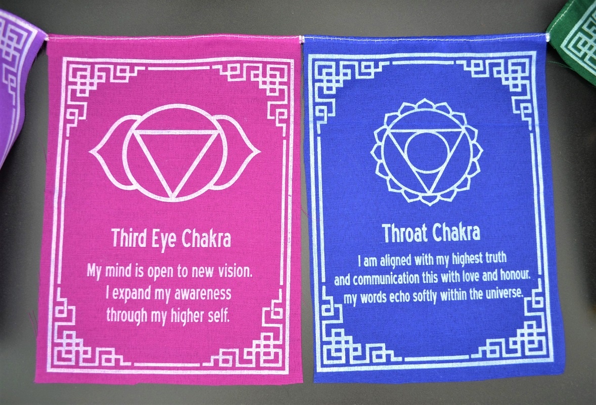 Stegulete Tibetane 7 Chakra 23*17 cm - imagine 5