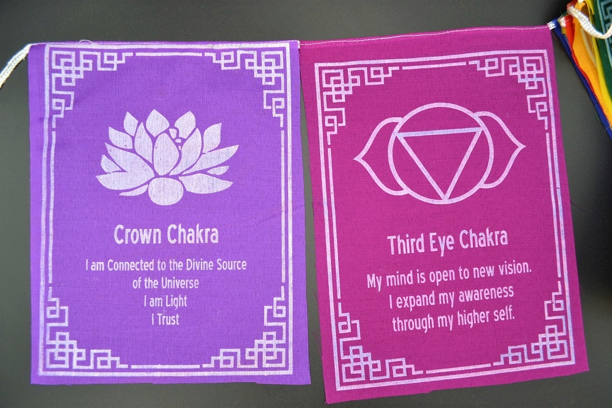 Stegulete Tibetane 7 Chakra 23*17 cm - imagine 4