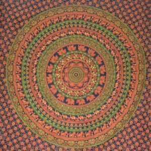 Panza Mandala Camel Green