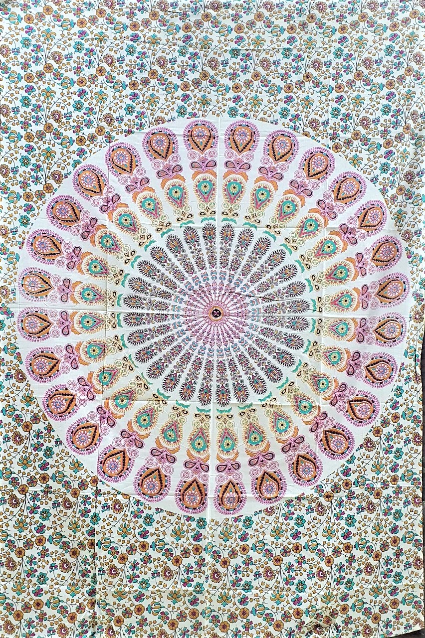 Panza Mandala Barmeri White Pink