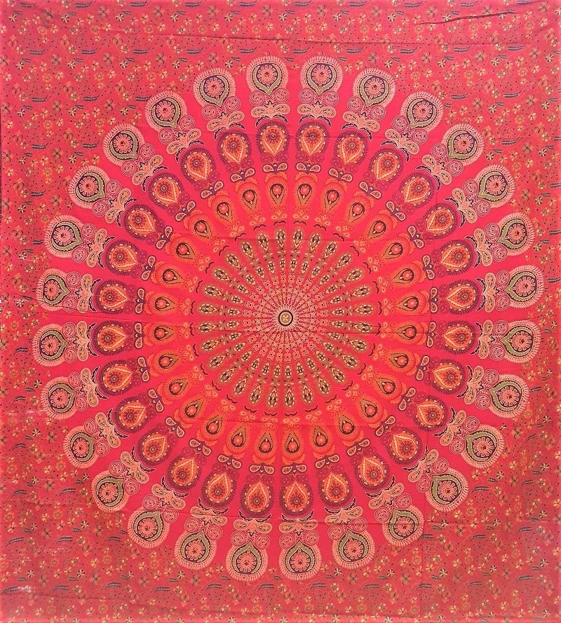 Panza Mandala Barmeri Red - imagine 2