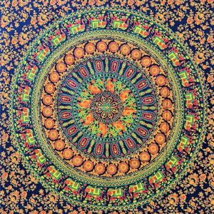 Panza Mandala Elephant Blue