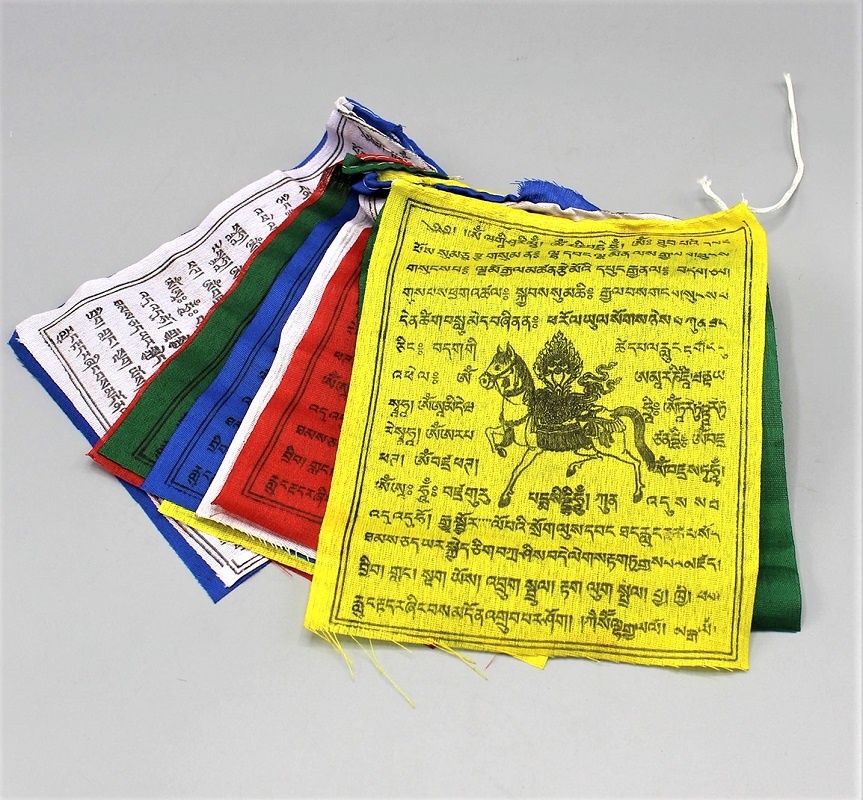 Stegulete Tibetane cu Rugaciuni 14*10cm