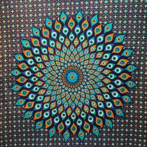 Panza Mandala Eyes Turquoise