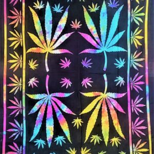 Panza Marijuana Leaf Black