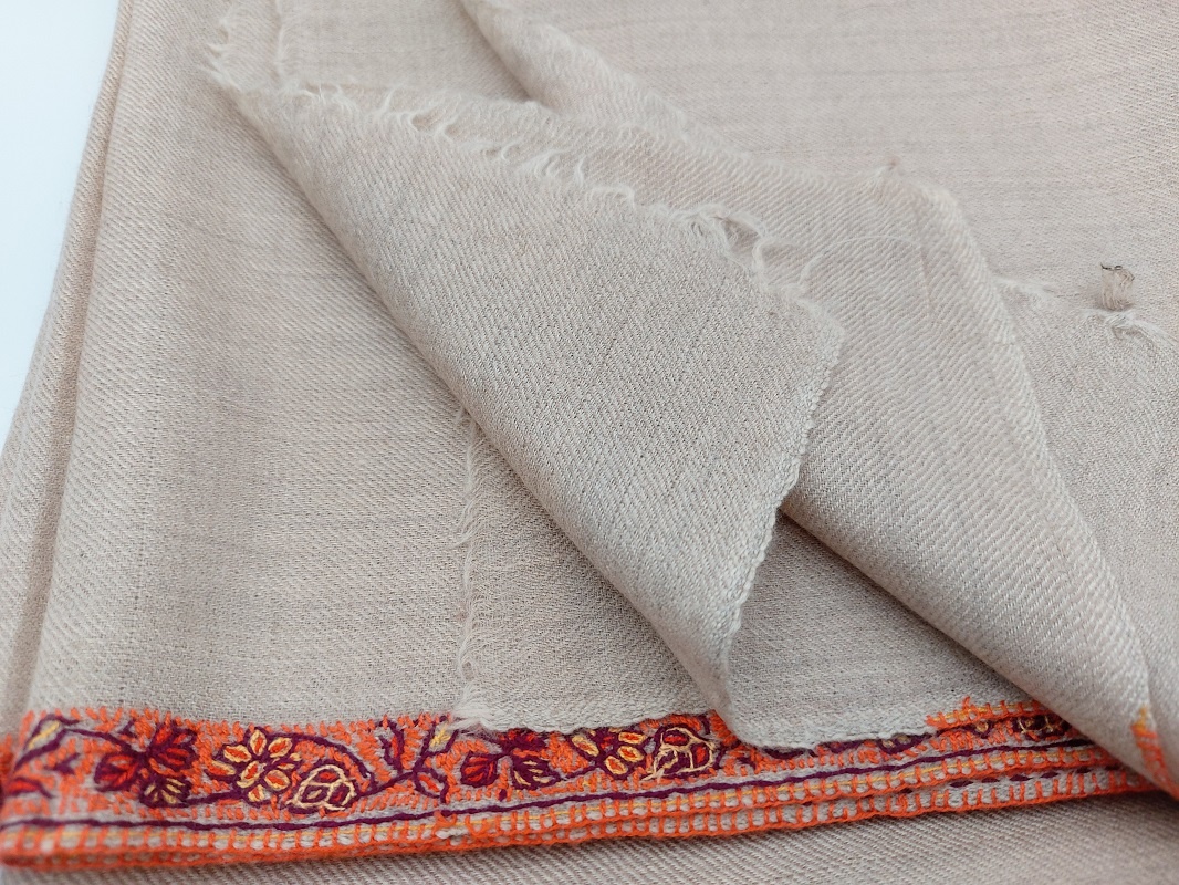 Sal Lana Casmir Autentic, Brodat Manual, 230*230cm - imagine 8