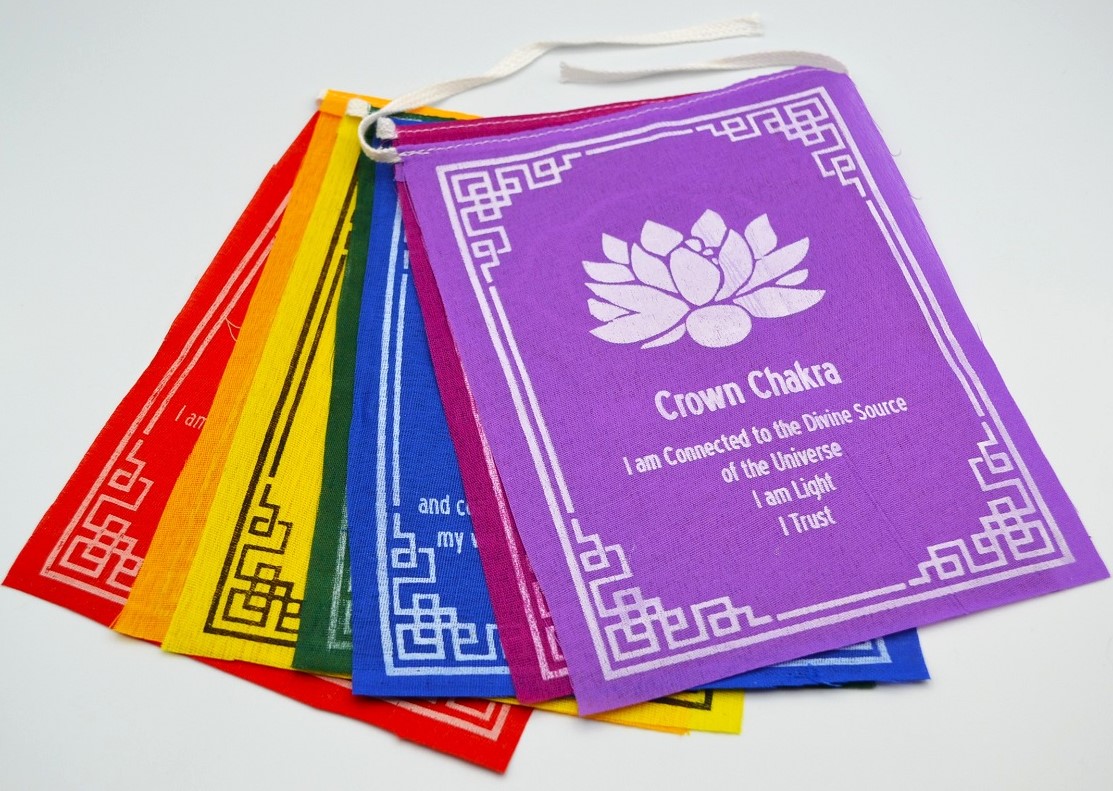 Stegulete Tibetane 7 Chakra 23*17 cm - imagine 2