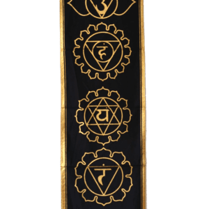 7 Chakra Banner Negru Auriu