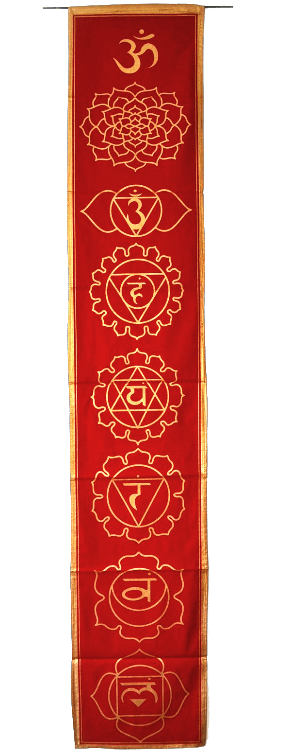 7 Chakra Banner Rosu Auriu