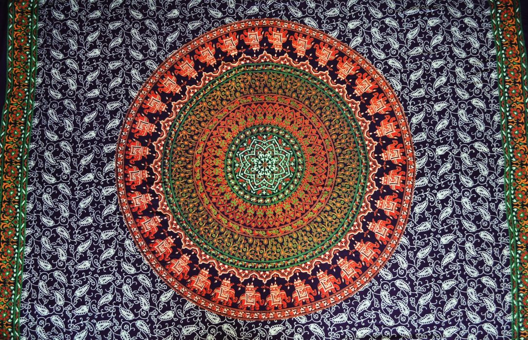Pareo/Sarong Elephant Mandala Red - imagine 4