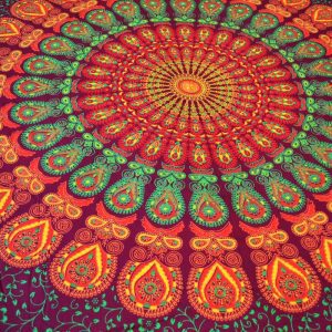 Pareo/Sarong Barmeri Mandala Orange