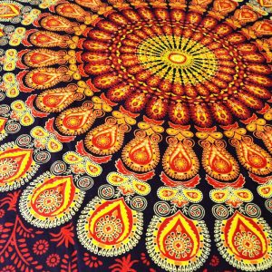 Pareo/Sarong Barmeri Mandala Yellow