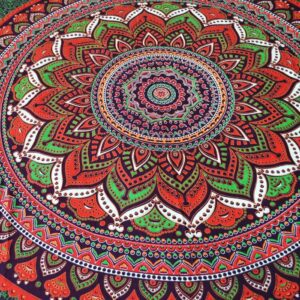 Pareo/Sarong Umrao Mandala Green Red