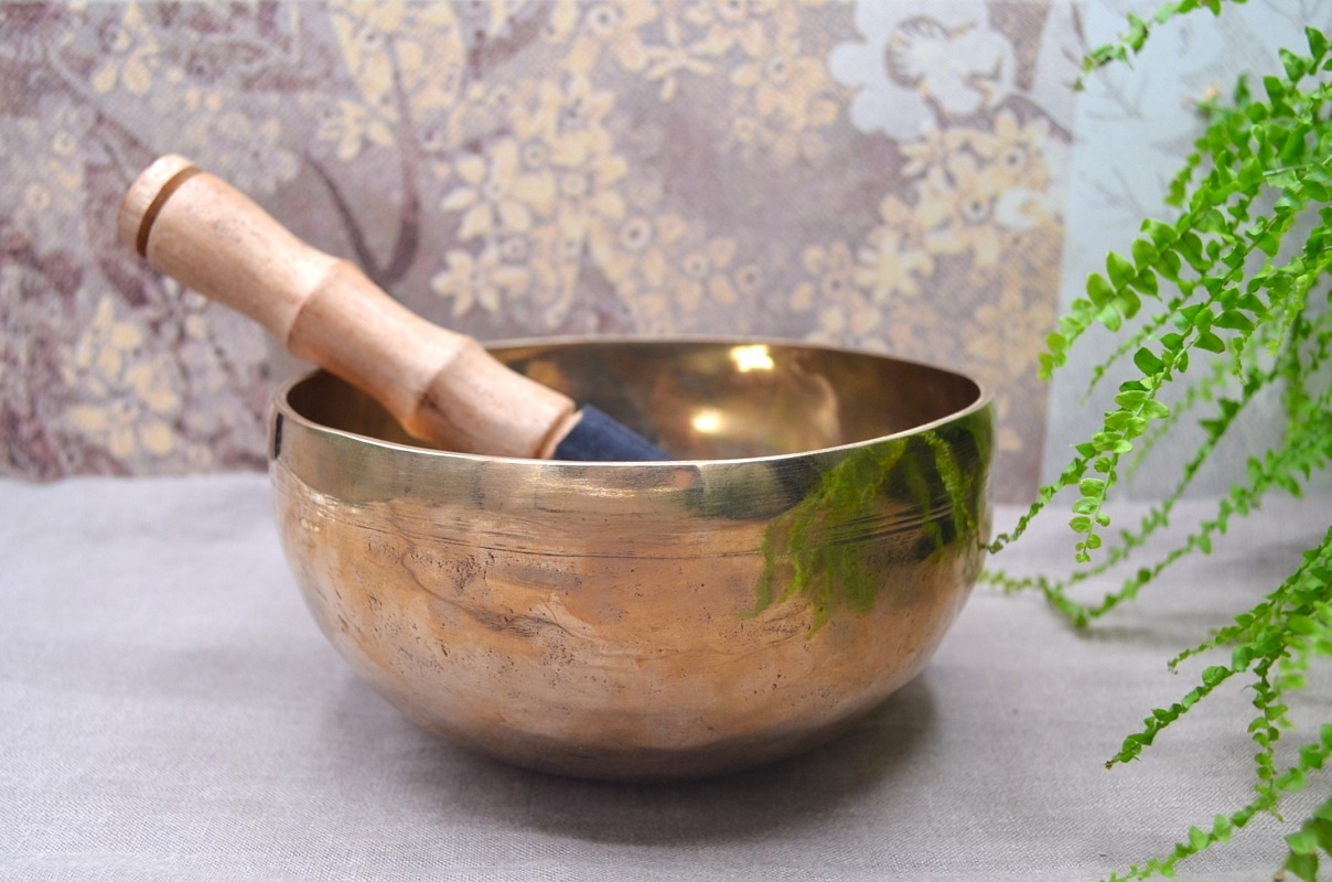 Bol Tibetan Handmade, 16cm, 740gr - imagine 3