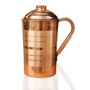 Carafa Cupru Tamba cu Capac, 1400ml