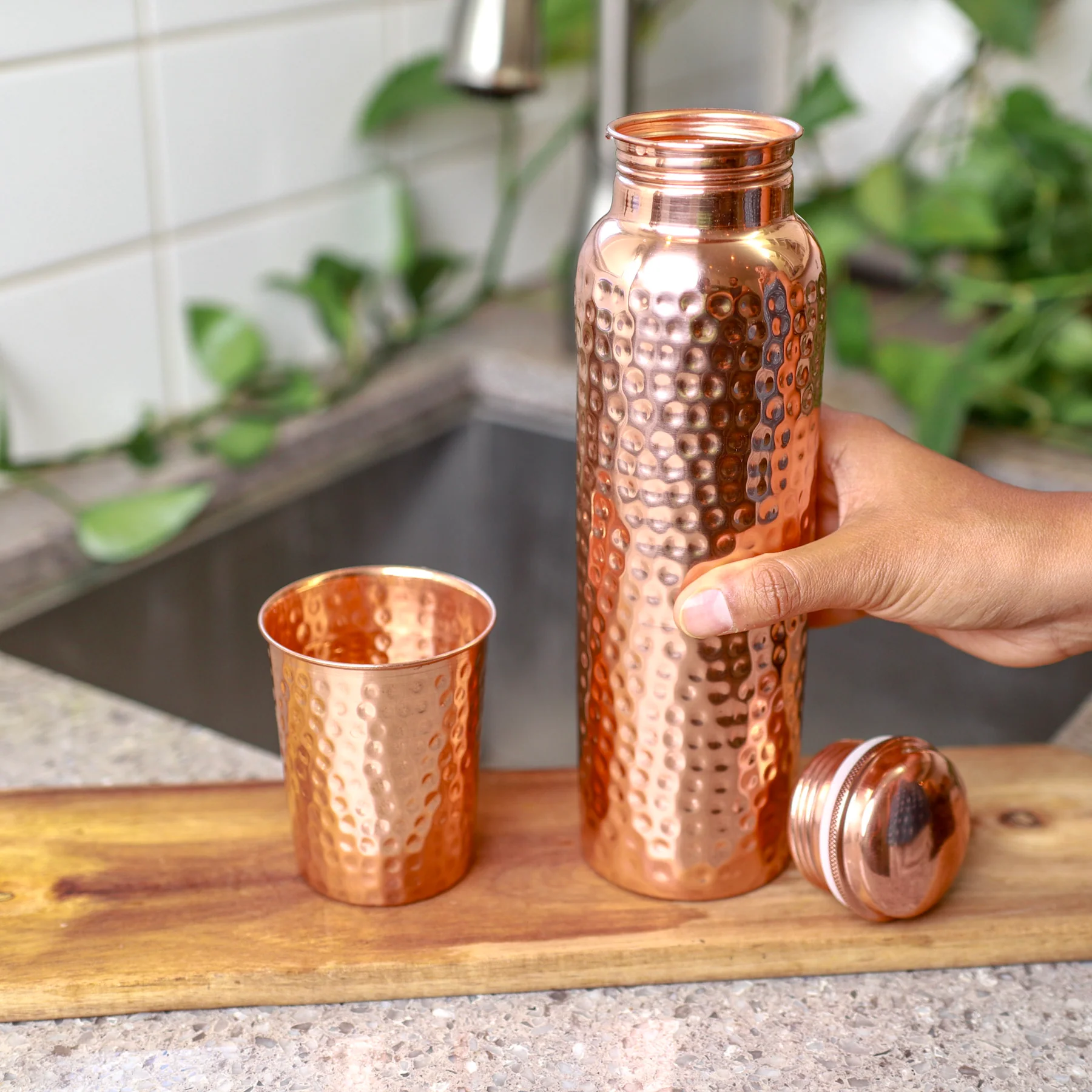 Sticla Cupru Hammered, 950ml