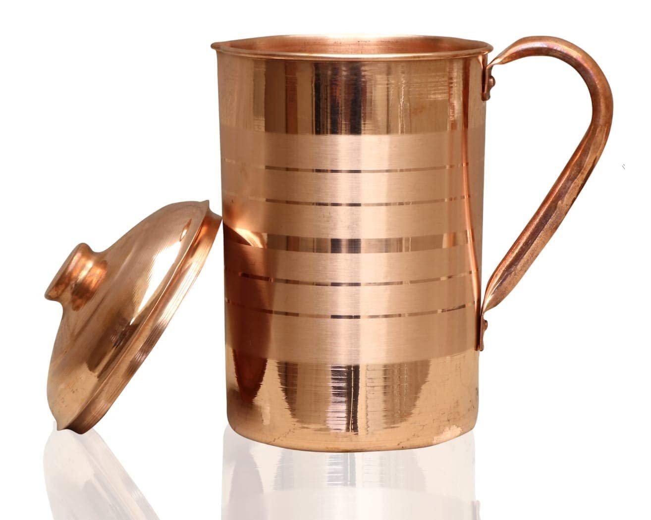 Carafa Cupru Tamba cu Capac, 1400ml - imagine 2