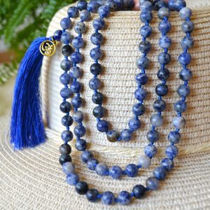 Mala Budista Sodalit 8mm, cu noduri