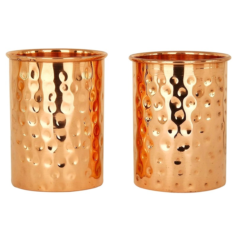 Pahar Cupru Hammered 250ml - imagine 2
