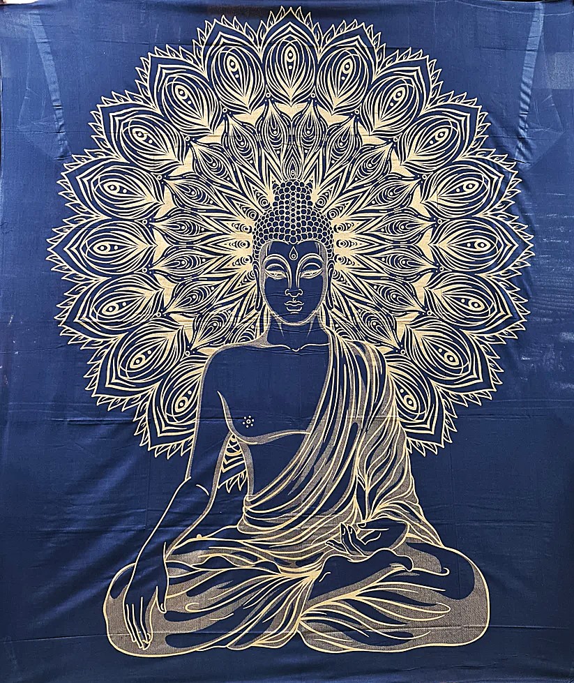 Panza Buddha Gold Blue