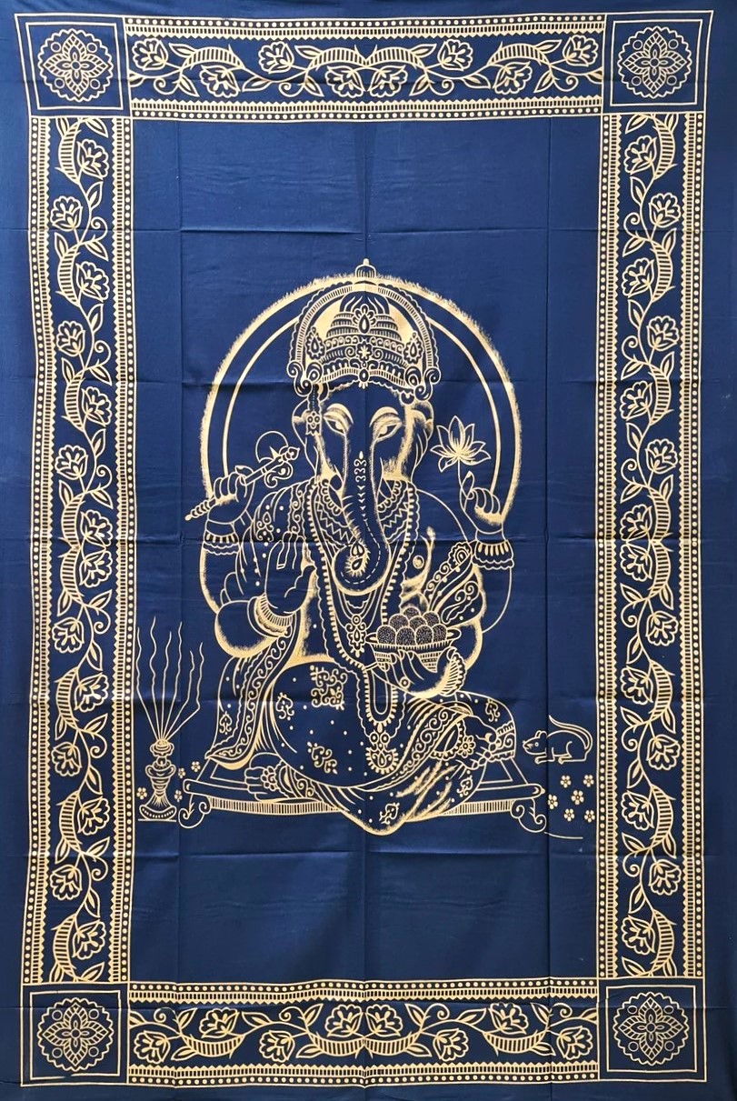 Panza Ganesha Gold Blue