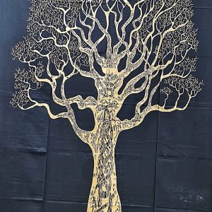 Panza Tree of Life Gold Black