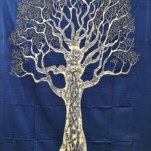 Panza Tree of Life Gold Blue