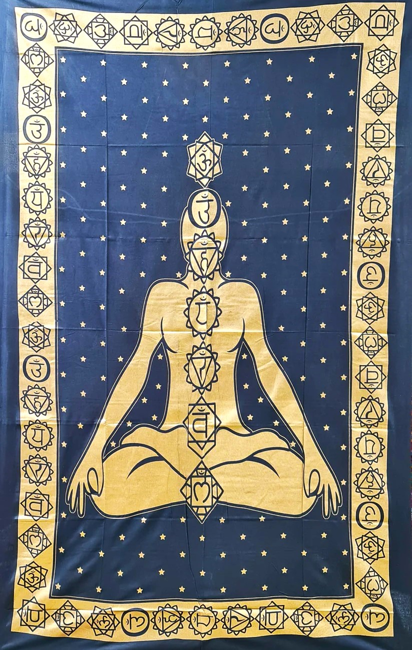 Panza 7 Chakra Gold Blue
