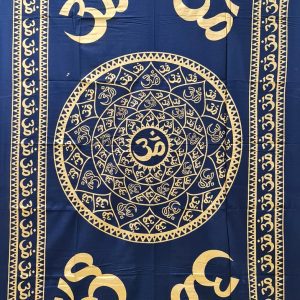 Panza Chakra Om Gold Blue