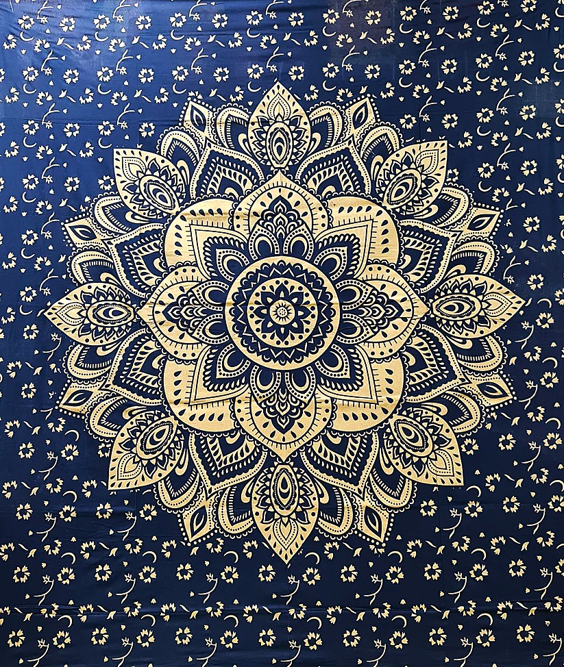 Panza Mandala Gold Blue